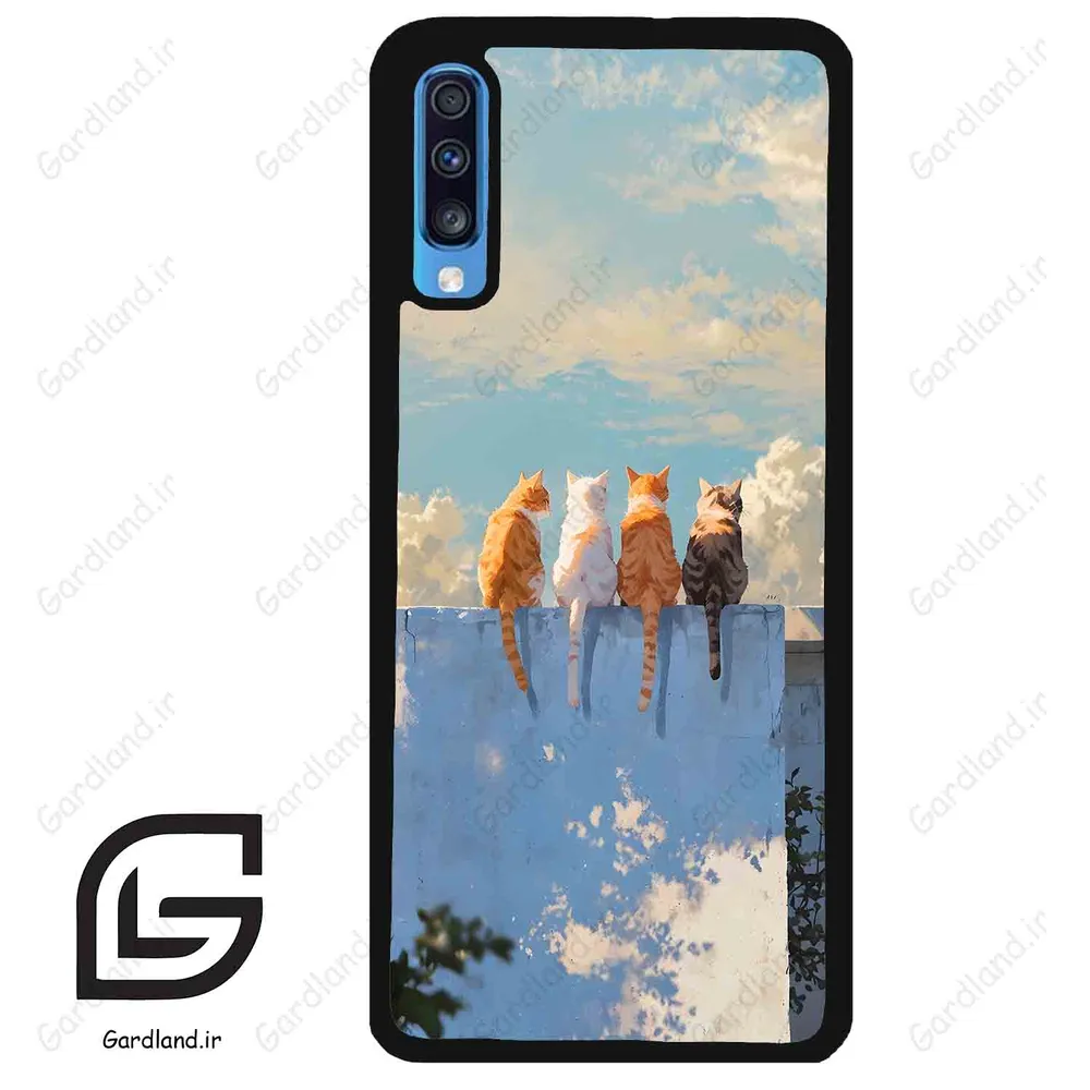 قاب گوشی سامسونگ ای 70 (Galaxy A70 / A70S ) طرح گربه کد 2367