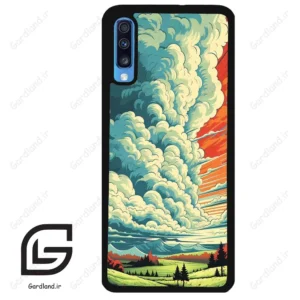 قاب گوشی سامسونگ ای 70 (Galaxy A70 / A70S ) طرح ابرنگی کد 2491