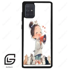 قاب گوشی سامسونگ ای 71 (Galaxy A71 ) طرح دخترانه کد 2027