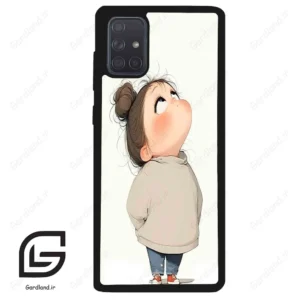 قاب گوشی سامسونگ ای 71 (Galaxy A71 ) طرح دختر کد 2057