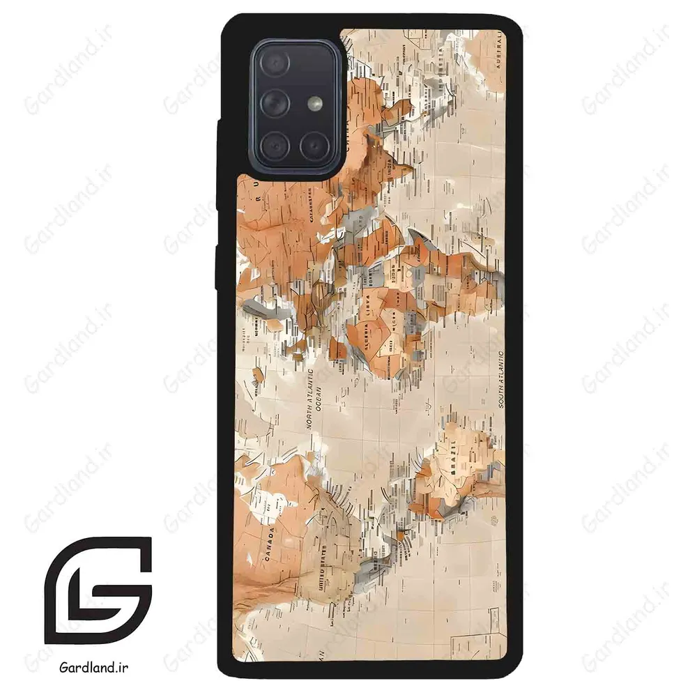 قاب گوشی سامسونگ ای 71 (Galaxy A71 ) طرح نقشه کد 2187