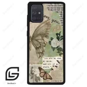 قاب گوشی سامسونگ ای 71 (Galaxy A71 ) طرح پروانه کد 2244