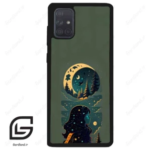قاب گوشی سامسونگ ای 71 (Galaxy A71 ) طرح ماه کد 2267