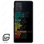 قاب گوشی سامسونگ ای 71 (Galaxy A71 ) طرح متن کد 2332