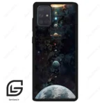 قاب گوشی سامسونگ ای 71 (Galaxy A71 ) طرح کهکشان کد 2350