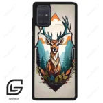 قاب گوشی سامسونگ ای 71 (Galaxy A71 ) طرح گوزن کد 2429