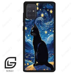 قاب گوشی سامسونگ ای 71 (Galaxy A71 ) طرح گربه کد 2438