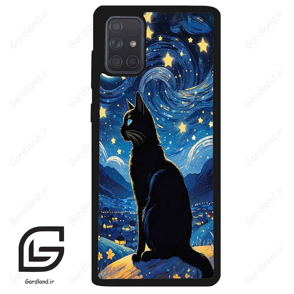 قاب گوشی سامسونگ ای 71 (Galaxy A71 ) طرح گربه کد 2438
