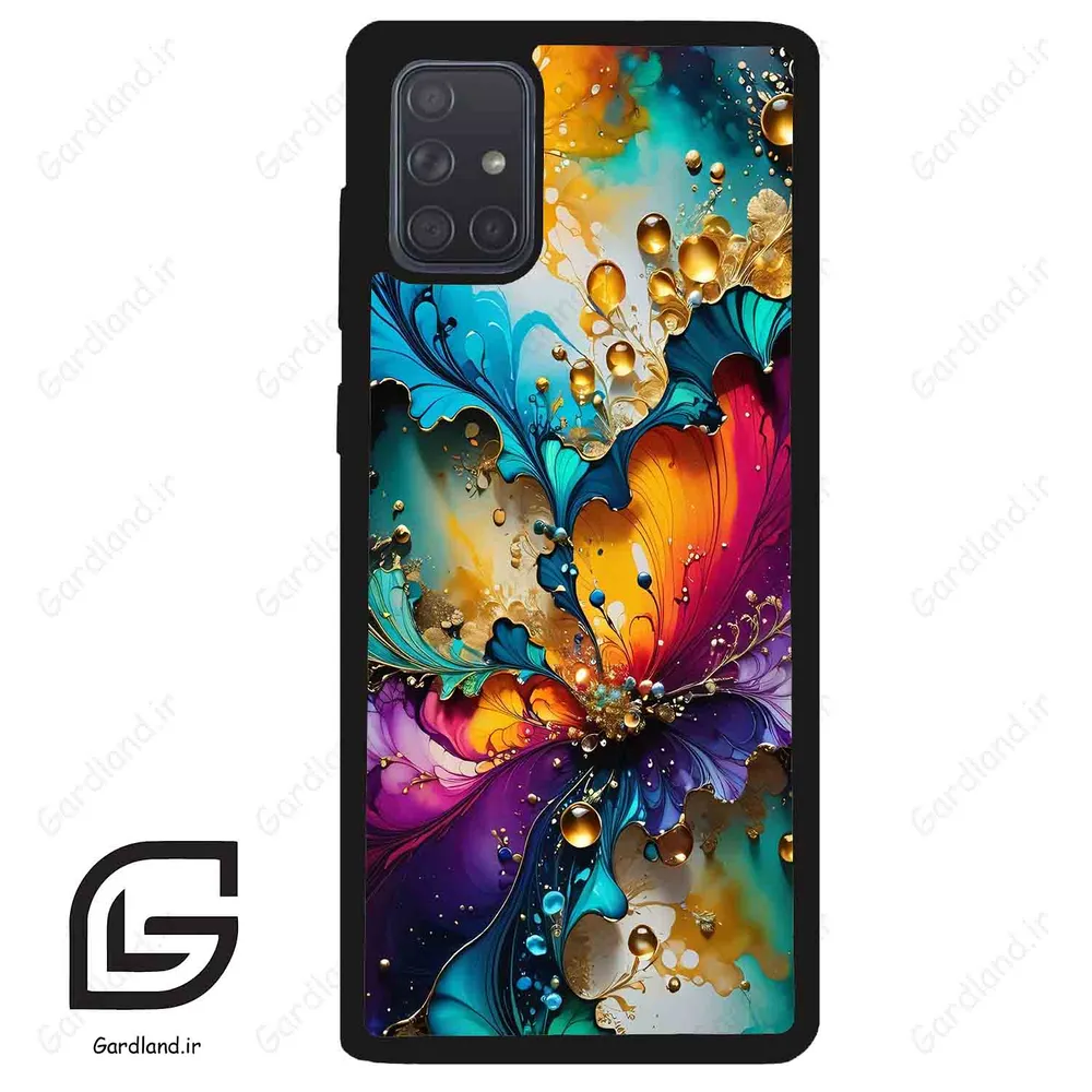 قاب گوشی سامسونگ ای 71 (Galaxy A71 ) طرح ابرنگی کد 2447