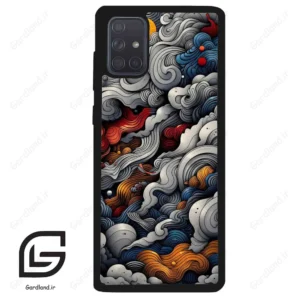 قاب گوشی سامسونگ ای 71 (Galaxy A71 ) طرح ابرنگی کد 2448