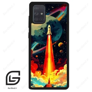 قاب گوشی سامسونگ ای 71 (Galaxy A71 ) طرح موشک کد 2463