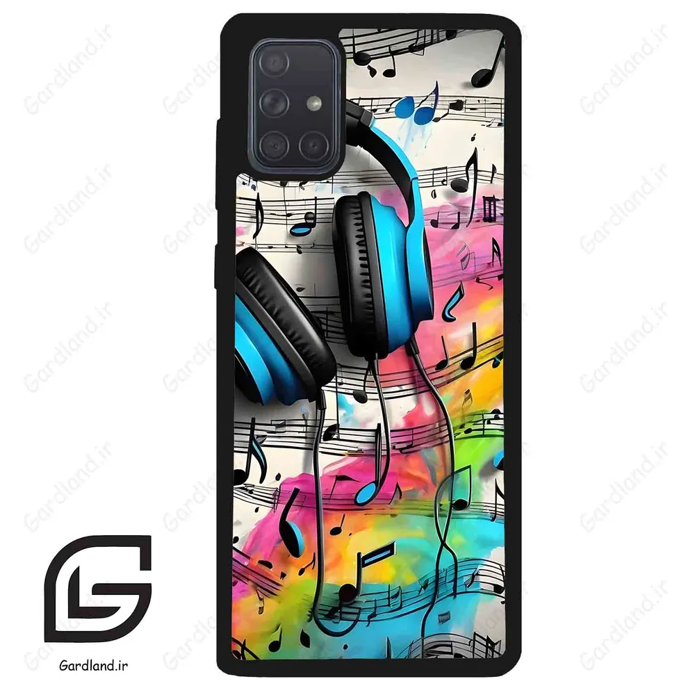 قاب گوشی سامسونگ ای 71 (Galaxy A71 ) طرح موسیقی کد 2482