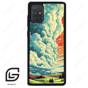قاب گوشی سامسونگ ای 71 (Galaxy A71 ) طرح ابرنگی کد 2491