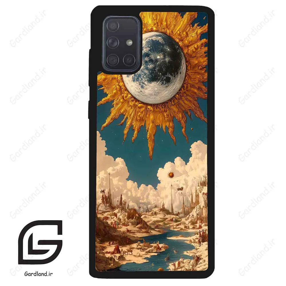 قاب گوشی سامسونگ ای 71 (Galaxy A71 ) طرح خورشید کد 2694