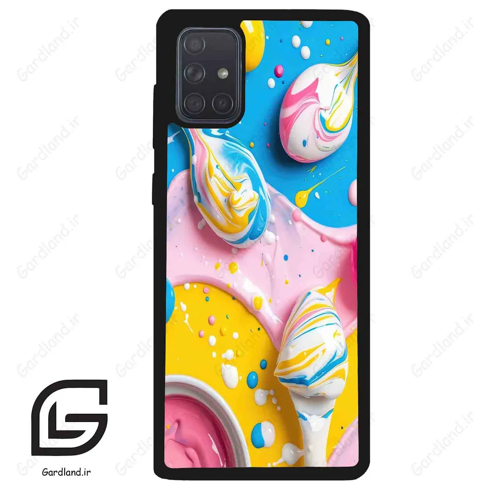قاب گوشی سامسونگ ای 71 (Galaxy A71 ) طرح رنگارنگ کد 2793