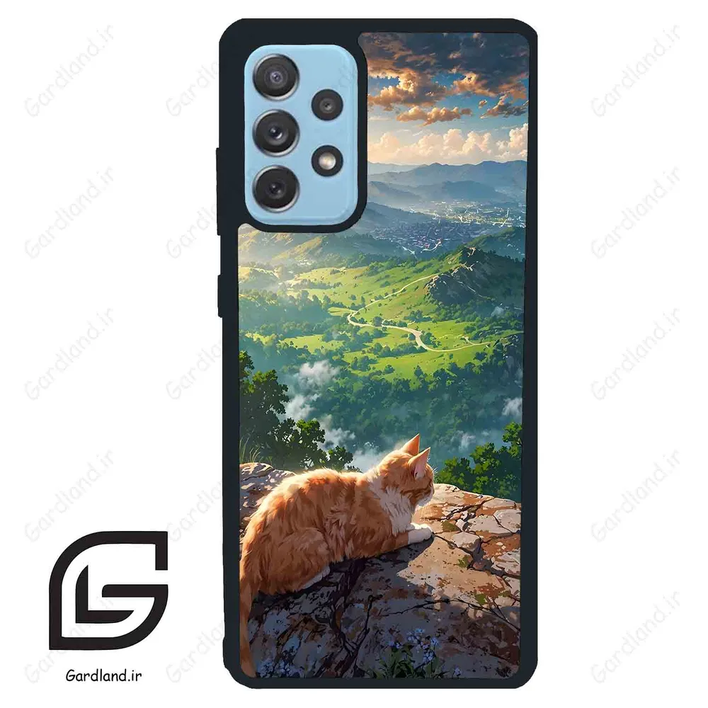 قاب گوشی سامسونگ ای 72 (Galaxy A72 ) طرح گربه کد 2203