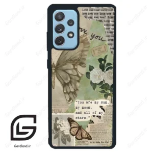 قاب گوشی سامسونگ ای 72 (Galaxy A72 ) طرح پروانه کد 2244