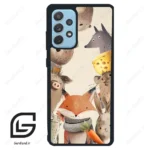 قاب گوشی سامسونگ ای 72 (Galaxy A72 ) طرح حیوانات کد 2338