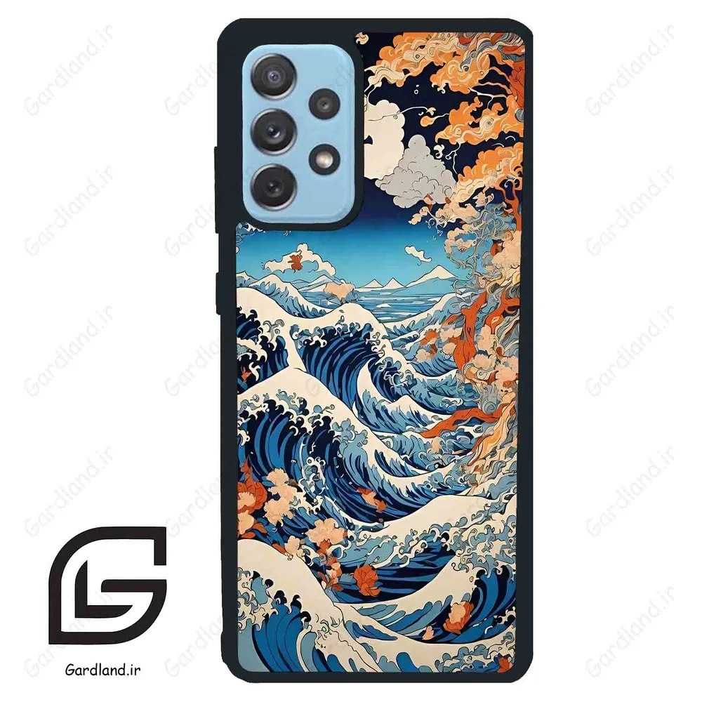 قاب گوشی سامسونگ ای 72 (Galaxy A72 ) طرح موج کد 2418