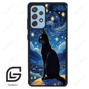 قاب گوشی سامسونگ ای 72 (Galaxy A72 ) طرح گربه کد 2438