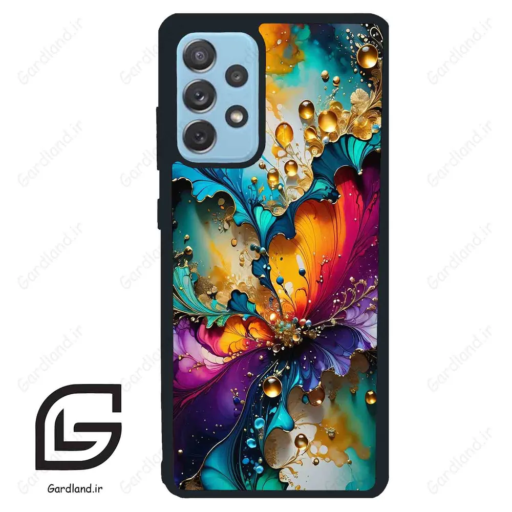 قاب گوشی سامسونگ ای 72 (Galaxy A72 ) طرح ابرنگی کد 2447