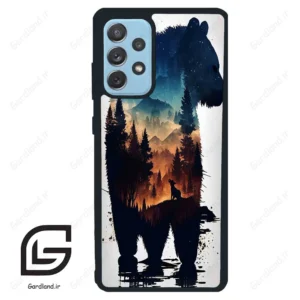 قاب گوشی سامسونگ ای 72 (Galaxy A72 ) طرح خرس کد 2449