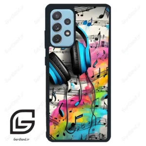 قاب گوشی سامسونگ ای 72 (Galaxy A72 ) طرح موسیقی کد 2482