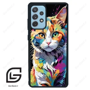 قاب گوشی سامسونگ ای 72 (Galaxy A72 ) طرح گربه کد 2483