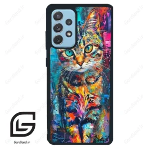 قاب گوشی سامسونگ ای 72 (Galaxy A72 ) طرح گربه کد 2488