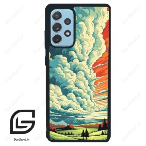 قاب گوشی سامسونگ ای 72 (Galaxy A72 ) طرح ابرنگی کد 2491