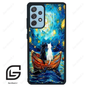 قاب گوشی سامسونگ ای 72 (Galaxy A72 ) طرح گربه کد 2727