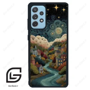قاب گوشی سامسونگ ای 72 (Galaxy A72 ) طرح دهکده کد 2736
