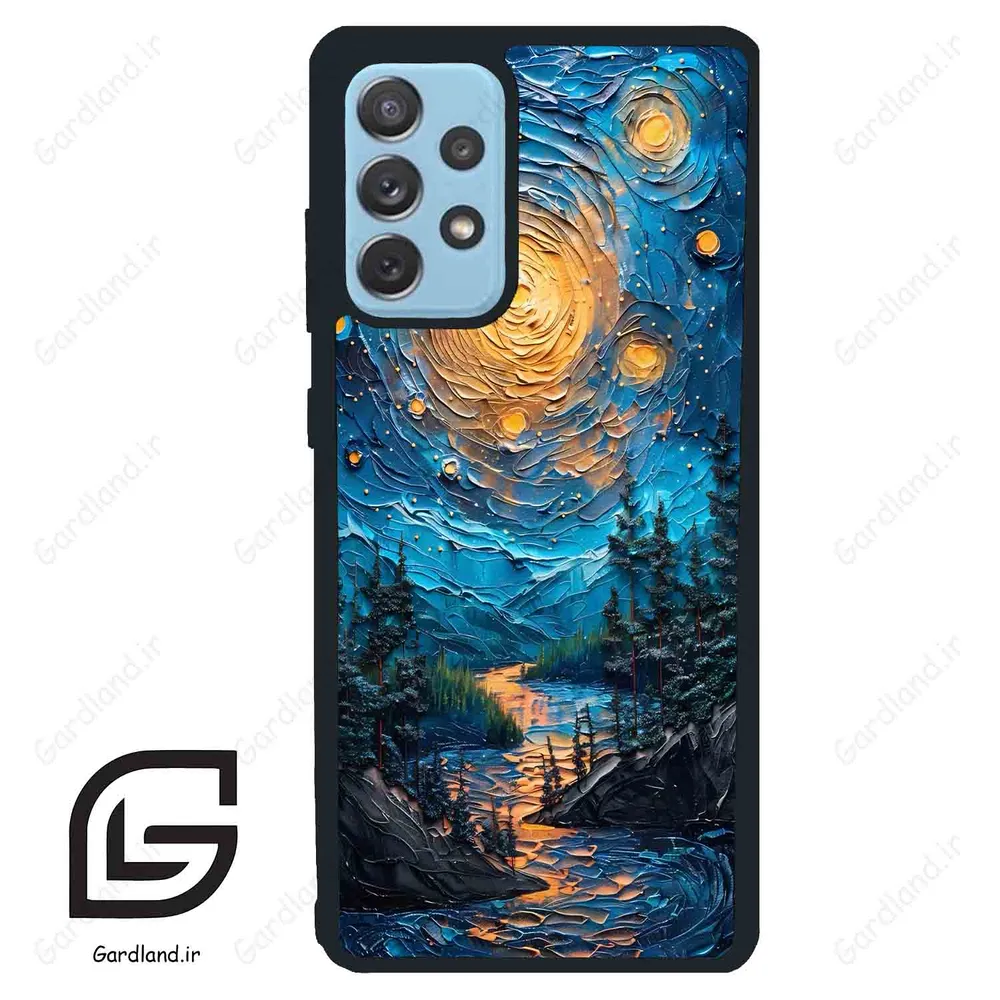 قاب گوشی سامسونگ ای 72 (Galaxy A72 ) طرح ابرنگ کد 2792