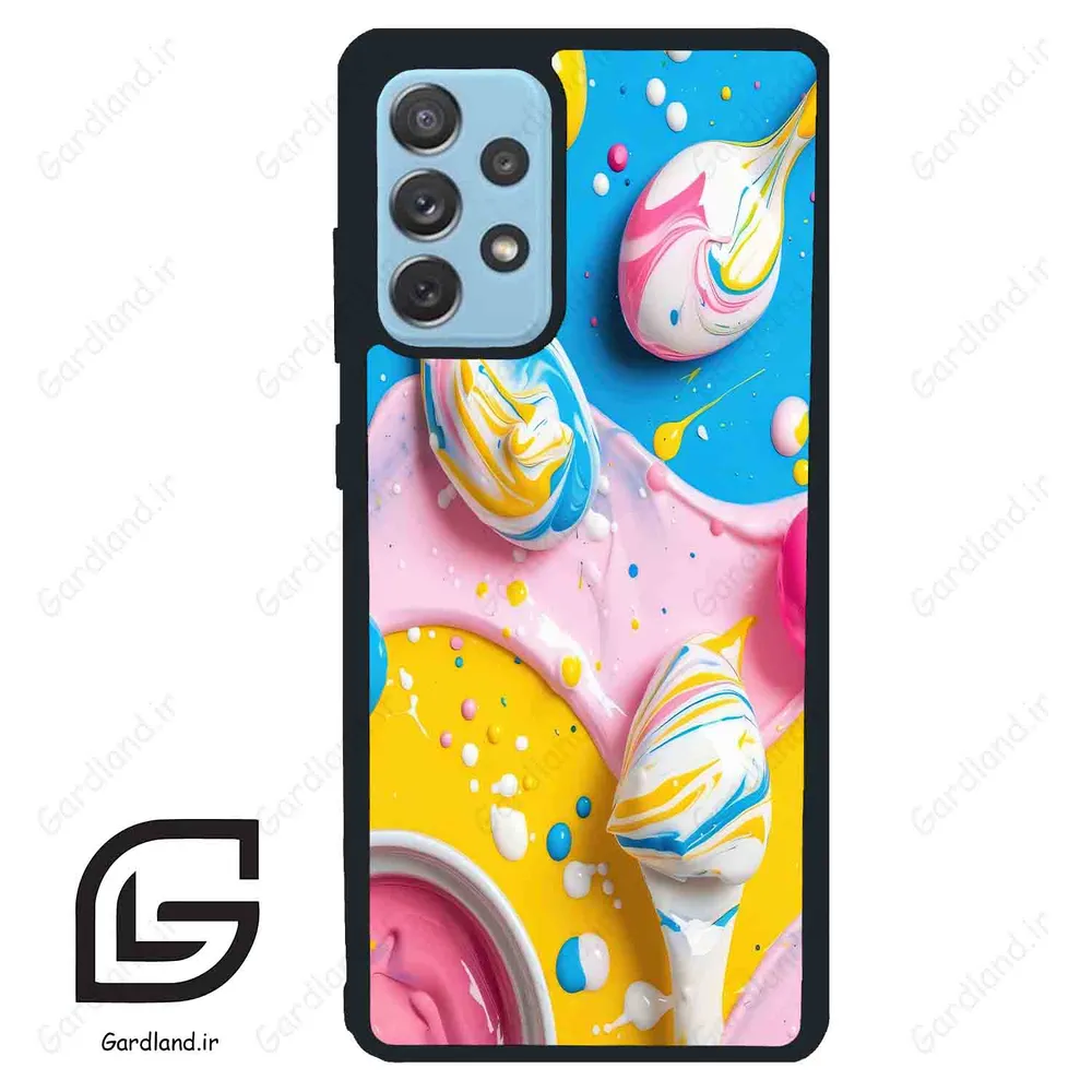 قاب گوشی سامسونگ ای 72 (Galaxy A72 ) طرح رنگارنگ کد 2793