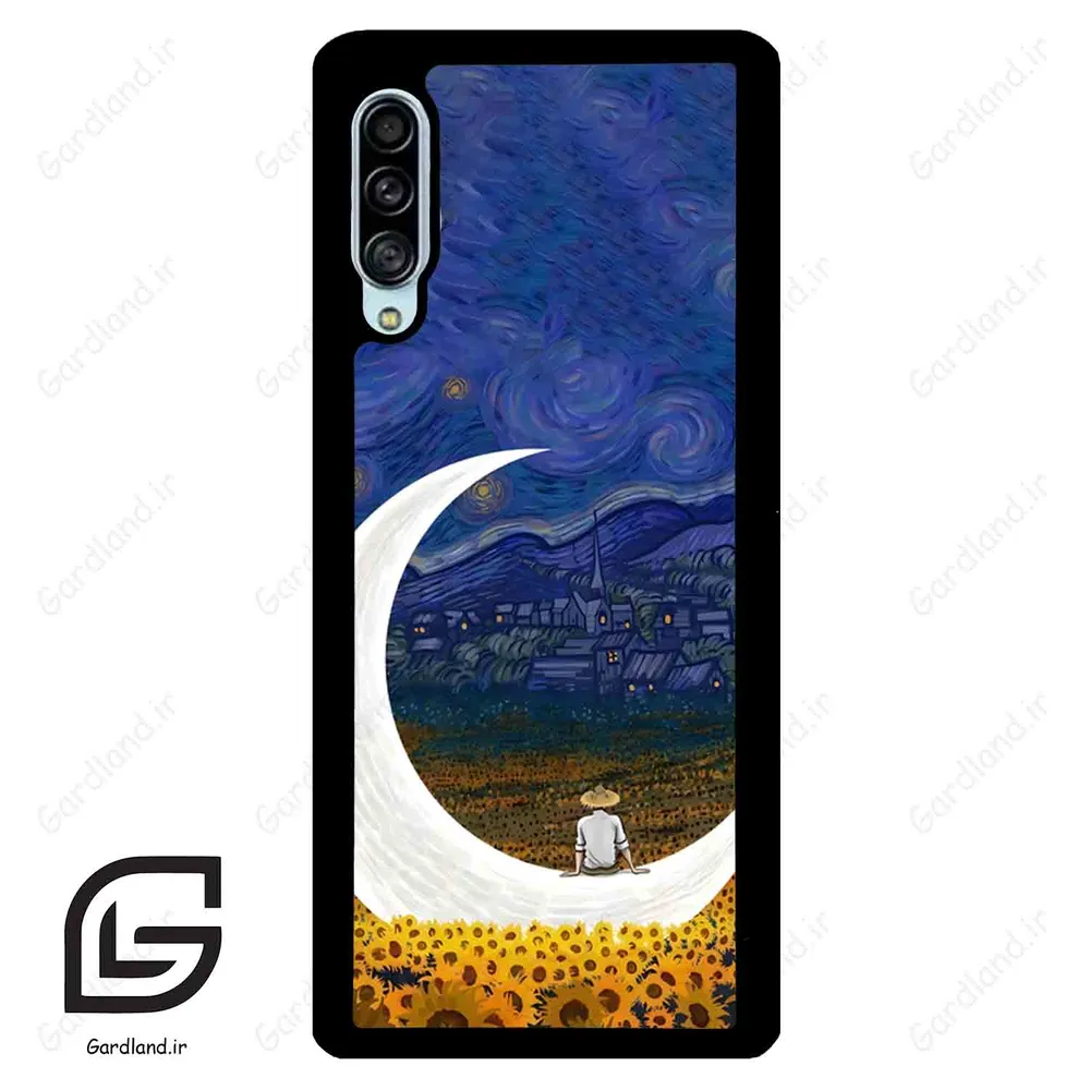 قاب گوشی سامسونگ ای 90 (Galaxy A90 ) طرح ماه کد 2125