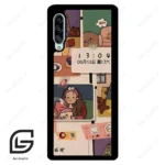 قاب گوشی سامسونگ ای 90 (Galaxy A90 ) طرح دخترانه کد 2254