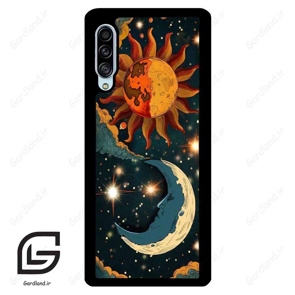قاب گوشی سامسونگ ای 90 (Galaxy A90 ) طرح ماه کد 2474