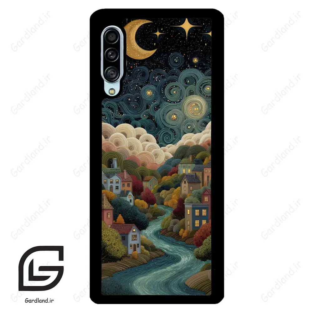 قاب گوشی سامسونگ ای 90 (Galaxy A90 ) طرح دهکده کد 2736