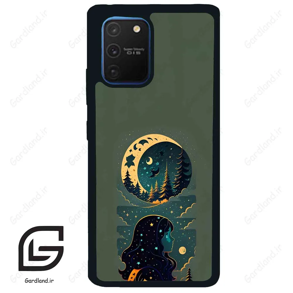 قاب گوشی سامسونگ ای 91 (Galaxy A91 ) طرح ماه کد 2267