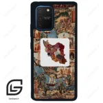 قاب گوشی سامسونگ ای 91 (Galaxy A91 ) طرح نقشه ایران کد 2287