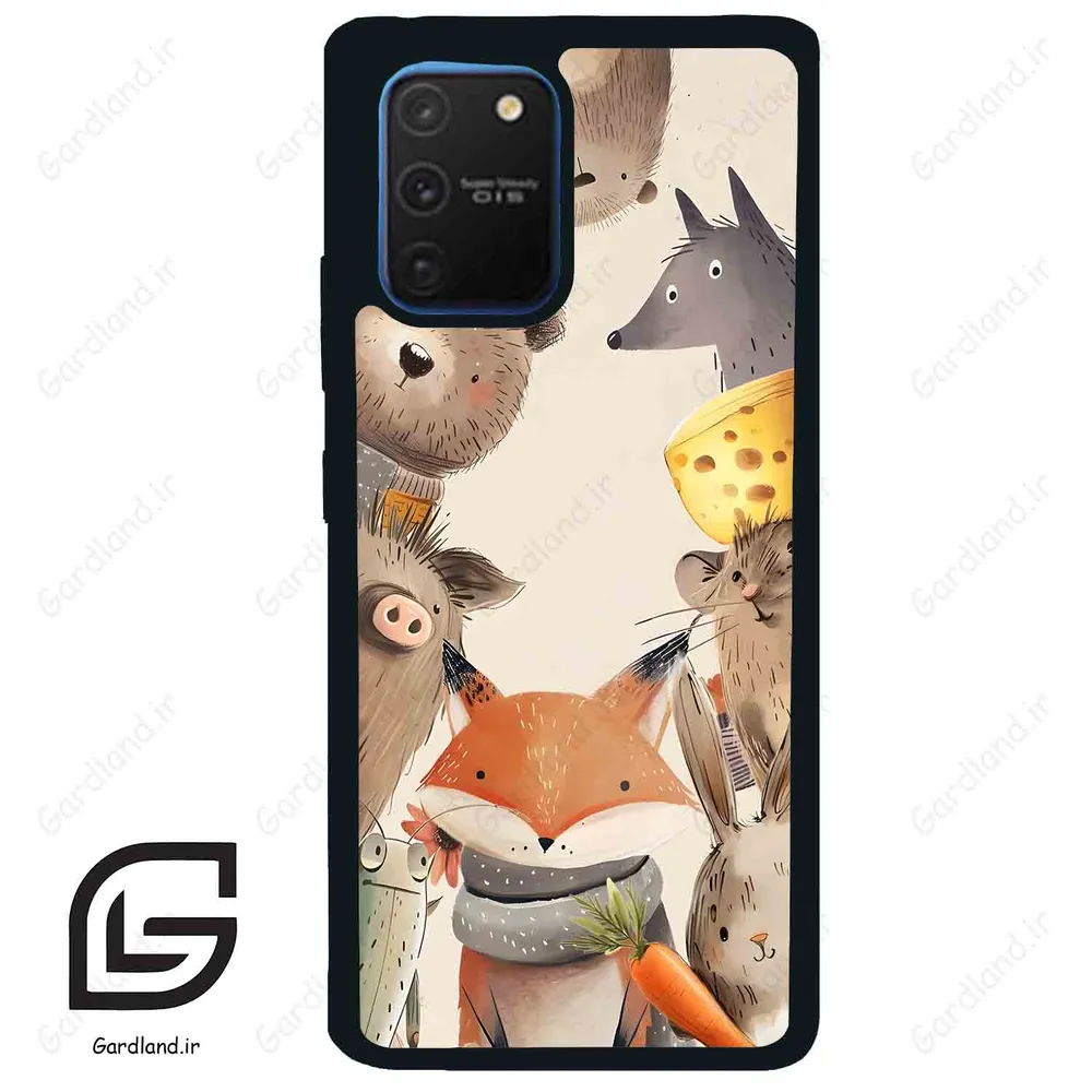 قاب گوشی سامسونگ ای 91 (Galaxy A91 ) طرح حیوانات کد 2338