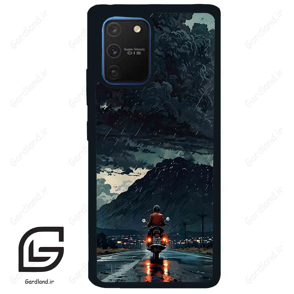 قاب گوشی سامسونگ ای 91 (Galaxy A91 ) طرح موتورسوار کد 2342