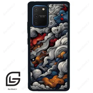 قاب گوشی سامسونگ ای 91 (Galaxy A91 ) طرح ابرنگی کد 2448