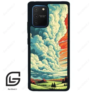 قاب گوشی سامسونگ ای 91 (Galaxy A91 ) طرح ابرنگی کد 2491
