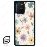 قاب گوشی سامسونگ ای 91 (Galaxy A91 ) طرح گل کد 2587