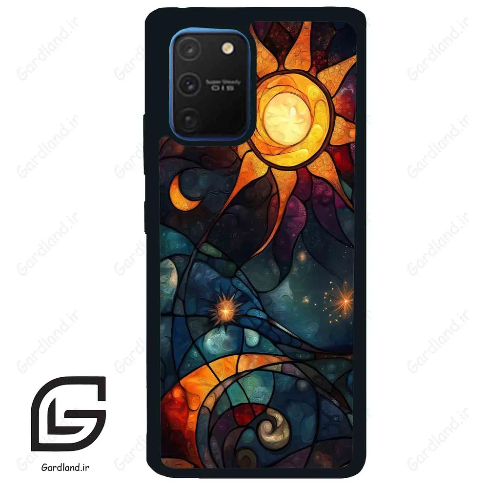 قاب گوشی سامسونگ ای 91 (Galaxy A91 ) طرح خورشید کد 2707