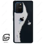قاب گوشی سامسونگ ای 91 (Galaxy A91 ) طرح قو کد 2804