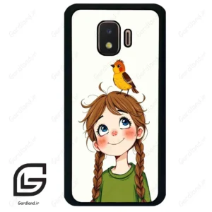 قاب گوشی سامسونگ جی 2 کور (Galaxy J2 Core ) طرح دختر کد 2640