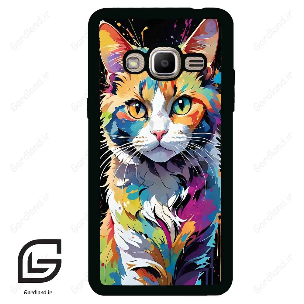 قاب گوشی سامسونگ جی 2 پرایم (Galaxy J2 Prime ) طرح گربه کد 2483