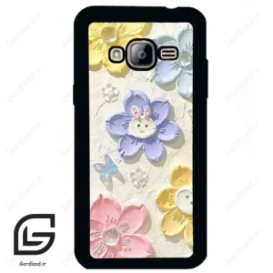 قاب گوشی سامسونگ جی 3 (Galaxy J3 ) طرح گل کد 2046
